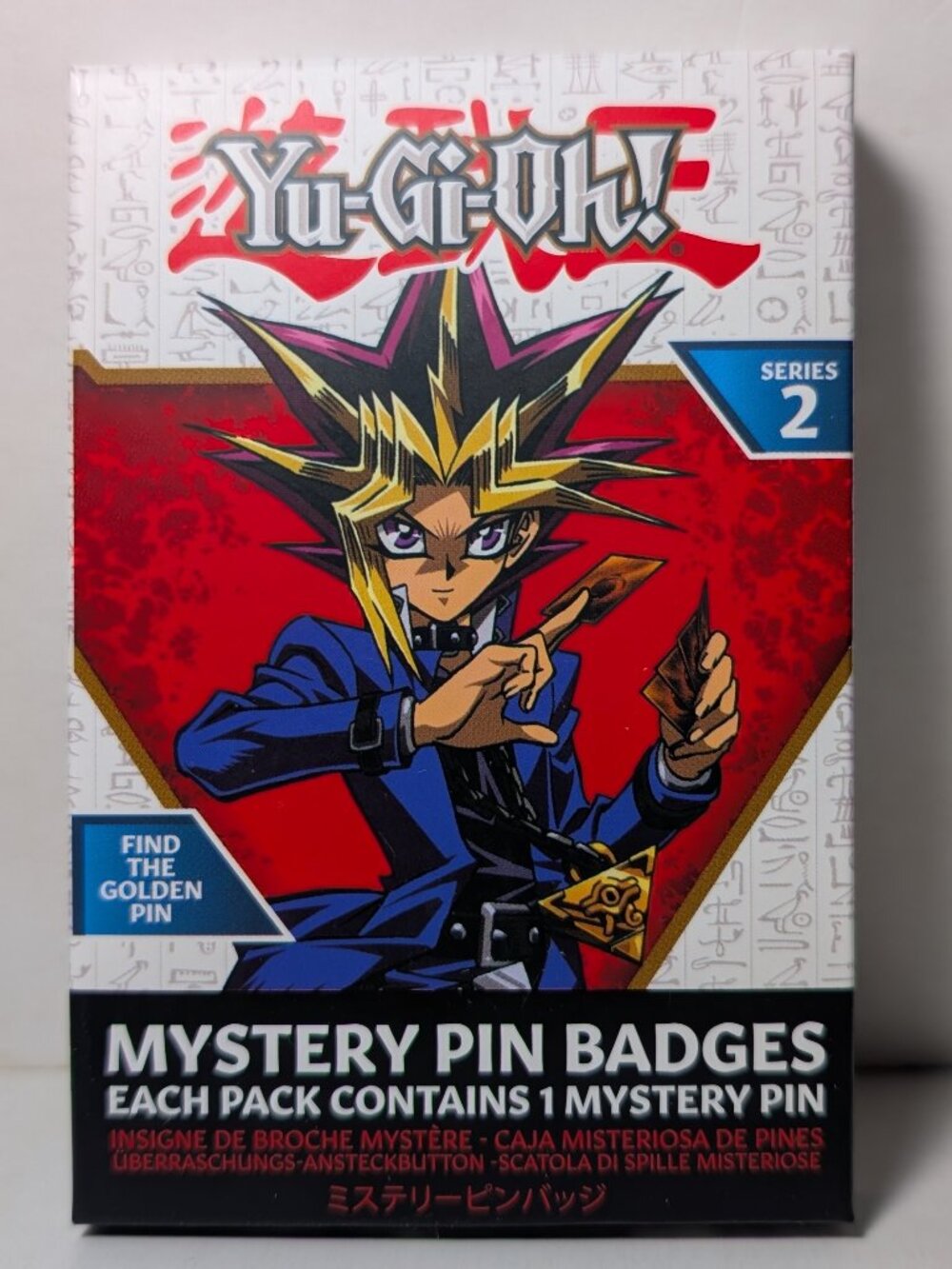 Yugioh Mystery Pin Badges Series 2 Enamel Pin Box Official Konami Collectible